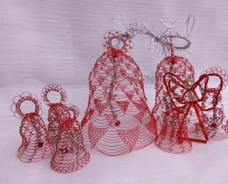 Zvonek - červený set
